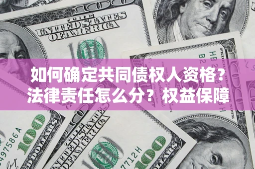 北京如何确定共同债权人资格？法律责任怎么分？权益保障技巧揭秘！