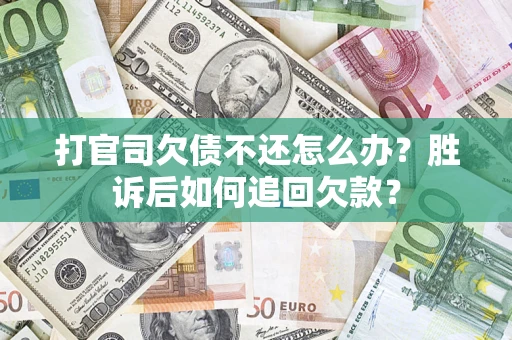 北京打官司欠债不还怎么办？胜诉后如何追回欠款？