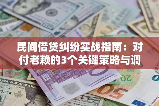 北京民间借贷纠纷实战指南：对付老赖的3个关键策略与调解盲区解析