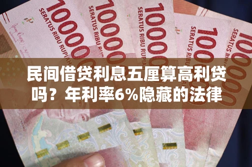 北京民间借贷利息五厘算高利贷吗？年利率6%隐藏的法律风险全解析