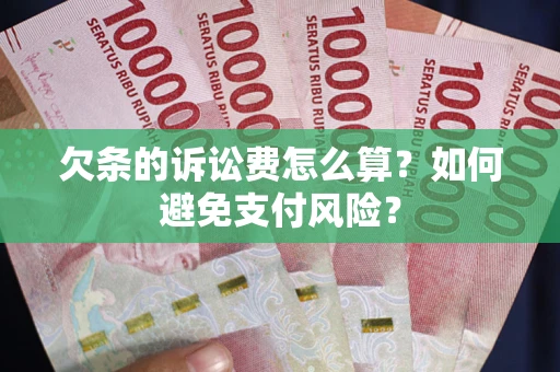 北京欠条的诉讼费怎么算？如何避免支付风险？